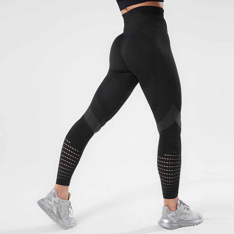 GlamFit Seamless Yoga - Leggings Fitness de Cintura Alta