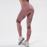 GlamFit Seamless Yoga - Leggings Fitness de Cintura Alta