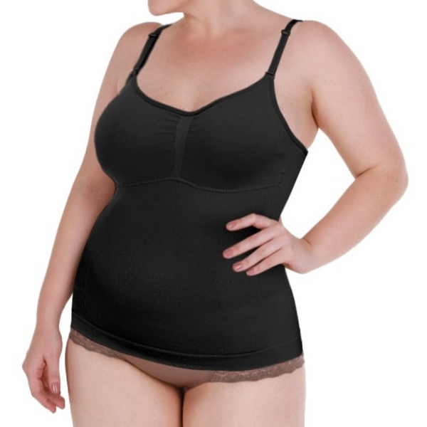 CurvySculpt Plus - Camisola Plus Size Modeladora com Controle Abdominal